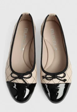 BUKELA Mery Ballerina Beige/Black