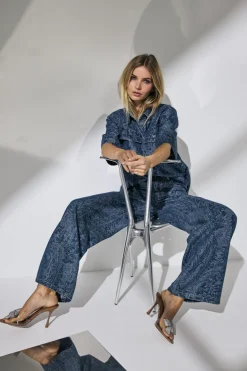 CO' COUTURE Dean Denim Shirt Denim Blue