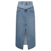 CO' COUTURE Denim Block Skirt Denim Blue