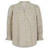 CO' COUTURE Elsy Frill Blouse Bone