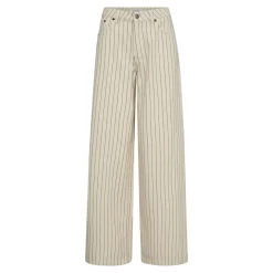 CO' COUTURE Light Pin Wide Jeans Bone
