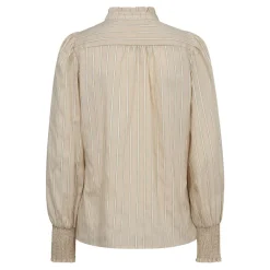 CO' COUTURE Malia Stripe Petra Shirt Bone
