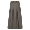 CO' COUTURE Nana Pleat Skirt Mink