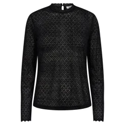 CO' COUTURE Narnia Lace Blouse Black