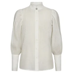CO' COUTURE Orion Organza Puff Shirt White