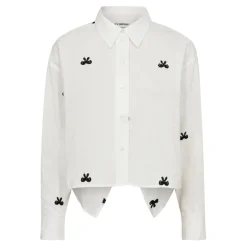 CO' COUTURE Ria Ribbon Shirt White