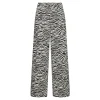 CO' COUTURE Zion Zebra Wide Pant White Black
