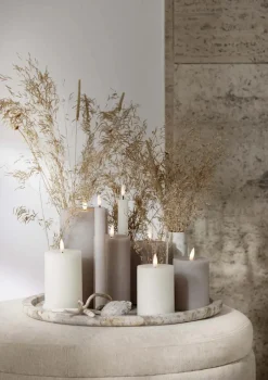 COZY LIVING 3512 LED Rustic Stone D7,5 H10 cm.