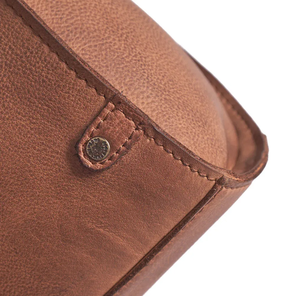 DEPECHE 16218 Skuldertaske Vintage Cognac