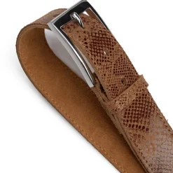 DEPECHE Belt 85 cm Camel Snake