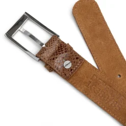 DEPECHE Belt 85 cm Camel Snake