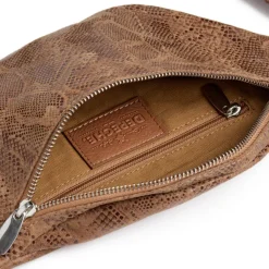 DEPECHE Bumbag Camel Snake