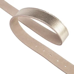 DEPECHE Læderbælte 16380 Champagne