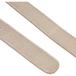 DEPECHE Læderbælte 16380 Champagne