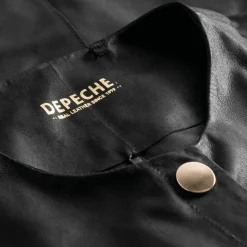 DEPECHE Shirt Dress Black