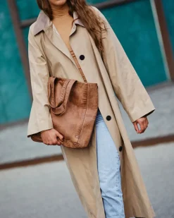 DEPECHE Shopper Chestnut