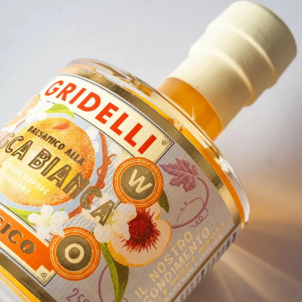 GRIDELLI Aceto Balsamico Al Pesca Bianca 250 ml