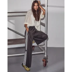 HAUTE L'AMITIE Baggy Track Pants Dark Grey