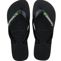 HAVAIANAS Brasil Logo Black/Black