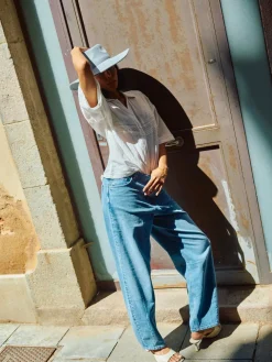 HEYANNO Good Ride Jeans Light Blue