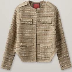 HEYANNO Kiss Boucle Jacket Sand