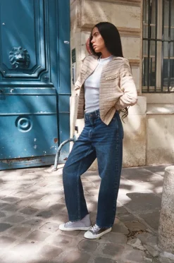 HEYANNO Kiss Boucle Jacket Sand