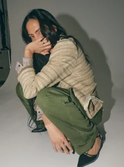 HEYANNO Kiss Boucle Jacket Sand