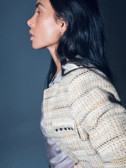 HEYANNO Kiss Boucle Jacket Sand