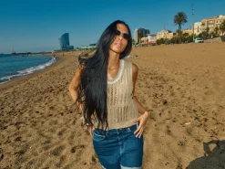 HEYANNO Play Patch Vest Travertine