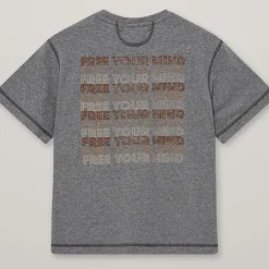 HEYANNO Proud Mind Tee Grey Melange