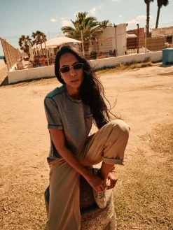 HEYANNO Proud Mind Tee Grey Melange