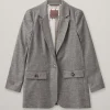 HEYANNO Rock Terry Blazer Grey Melange