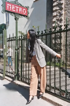 HEYANNO Rock Terry Blazer Grey Melange