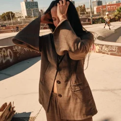 HEYANNO Wonder Drape Blazer Bungee Cord