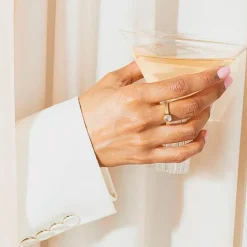 HOUSE OF VINCENT Fortune Teller Ring Rosakvarts