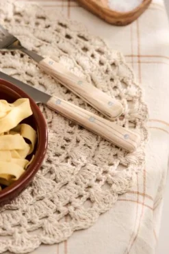 IB LAURSEN 2836-02 Dækkeserviet Hulmønster