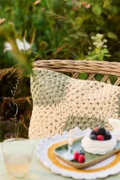 IB LAURSEN 6186-01 Pudebetræk Hæklet