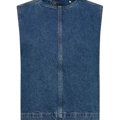 IVY COPENHAGEN Heaven Cross Back Top Wash Jace Denim Blue