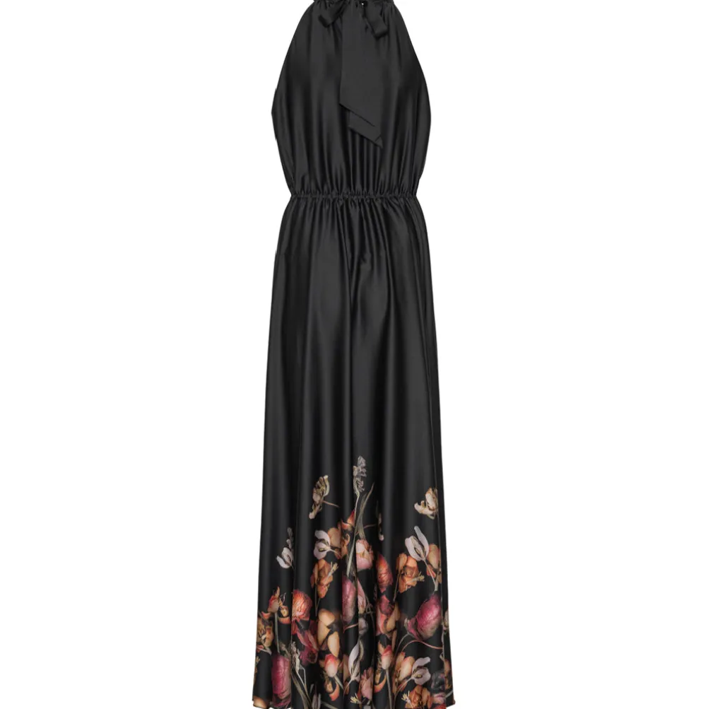 KARMAMIA Ava Maxi Dress Black Blossom