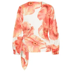 KARMAMIA Elena Blouse Maui Flower