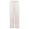 KARMAMIA Garcia Pant Ivory Rich Satin