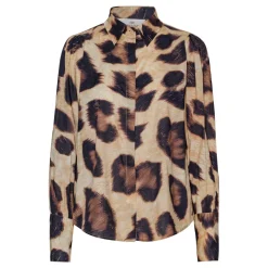 KARMAMIA Honey Shirt Maxi Leo Poplin