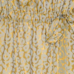 KARMAMIA Layla Dress Gold Leo Silk