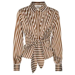 KARMAMIA Lee Shirt Toffee Stripe
