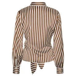 KARMAMIA Lee Shirt Toffee Stripe