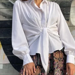 KARMAMIA Lee Shirt White Cotton