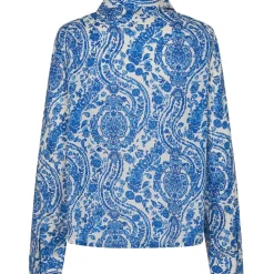 LOLLYS LAUNDRY Chloe Shirt LS Blue