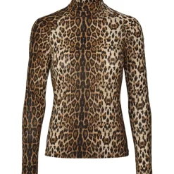 LOLLYS LAUNDRY Ellen Blouse Leopard Print