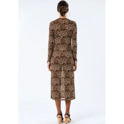 LOLLYS LAUNDRY Logan Maxi Dress Leopard Print