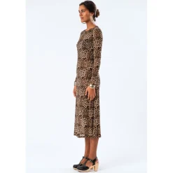 LOLLYS LAUNDRY Logan Maxi Dress Leopard Print